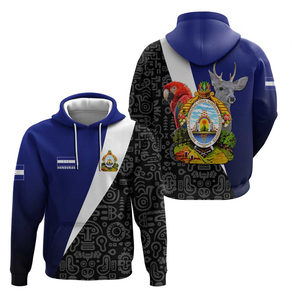 Honduras Coat of Arms Hoodie Traditional Patterns & National Symbol TS04