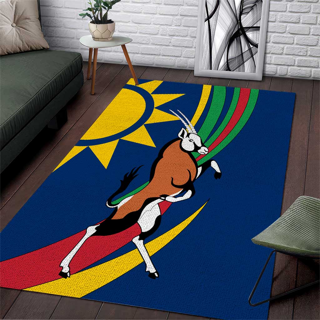 African Fish Eagle Namibia Area Rug Gemsbok Supporters Style TS04