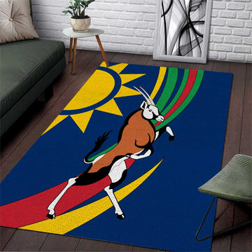 African Fish Eagle Namibia Area Rug Gemsbok Supporters Style TS04