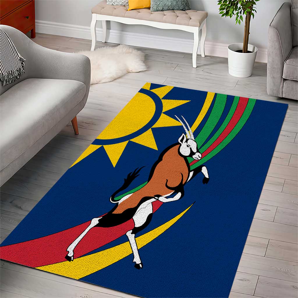 African Fish Eagle Namibia Area Rug Gemsbok Supporters Style TS04