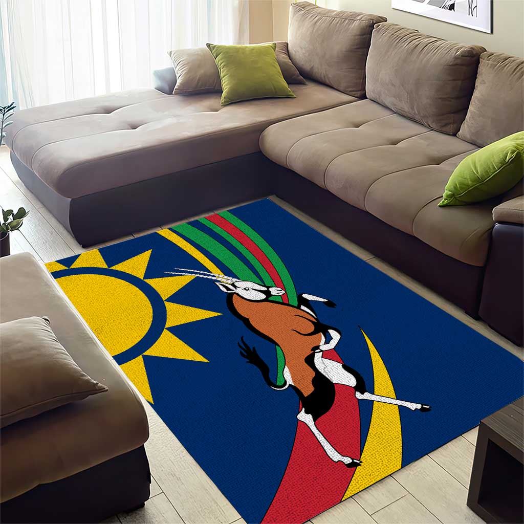 African Fish Eagle Namibia Area Rug Gemsbok Supporters Style TS04
