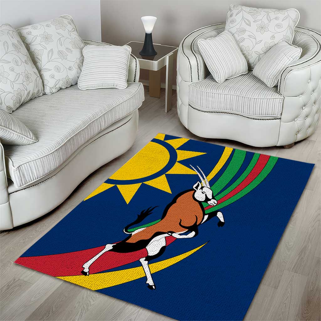 African Fish Eagle Namibia Area Rug Gemsbok Supporters Style TS04