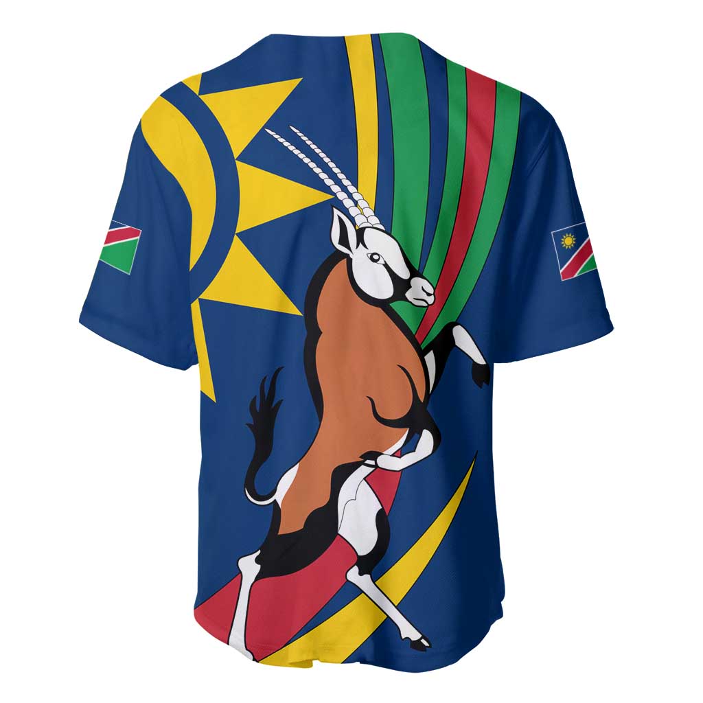African Fish Eagle Namibia Baseball Jersey Gemsbok Supporters Style TS04