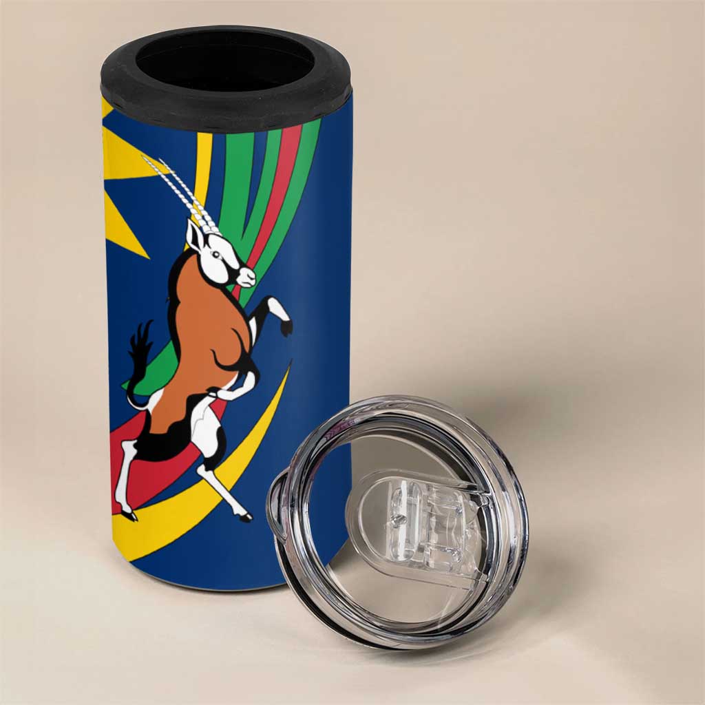 African Fish Eagle Namibia 4 in 1 Can Cooler Tumbler Gemsbok Supporters Style TS04