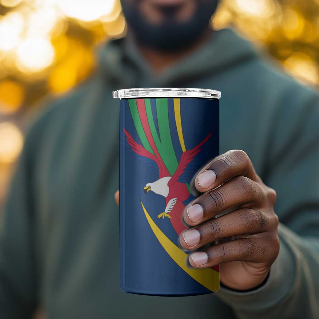 African Fish Eagle Namibia 4 in 1 Can Cooler Tumbler Gemsbok Supporters Style TS04