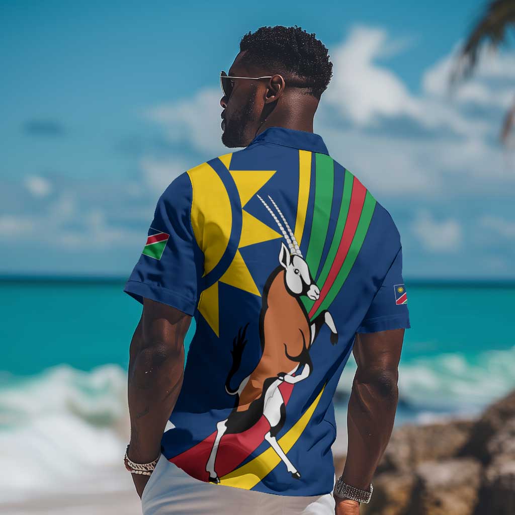 African Fish Eagle Namibia Hawaiian Shirt Gemsbok Supporters Style TS04