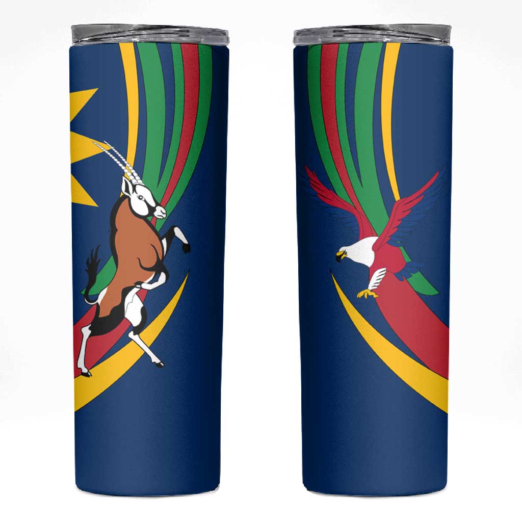 African Fish Eagle Namibia Skinny Tumbler Gemsbok Supporters Style TS04