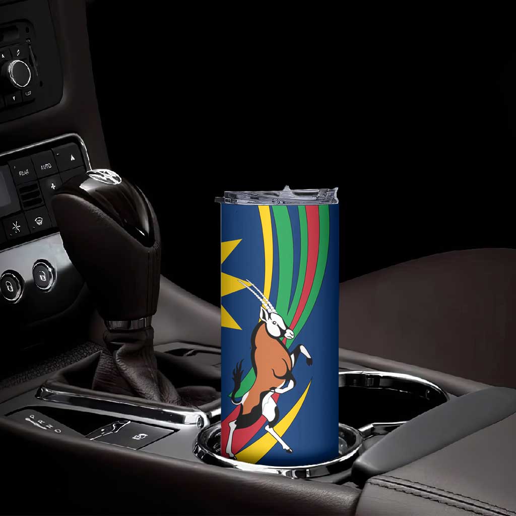 African Fish Eagle Namibia Skinny Tumbler Gemsbok Supporters Style TS04