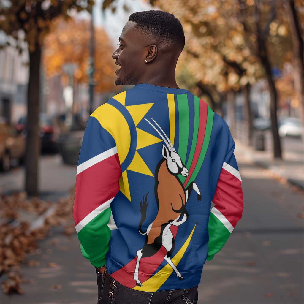 African Fish Eagle Namibia Sweatshirt Gemsbok Supporters Style TS04