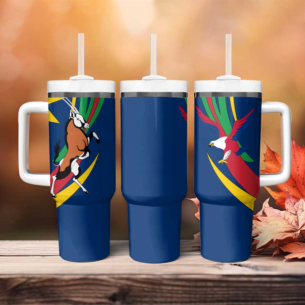 African Fish Eagle Namibia Tumbler With Handle Gemsbok Supporters Style TS04