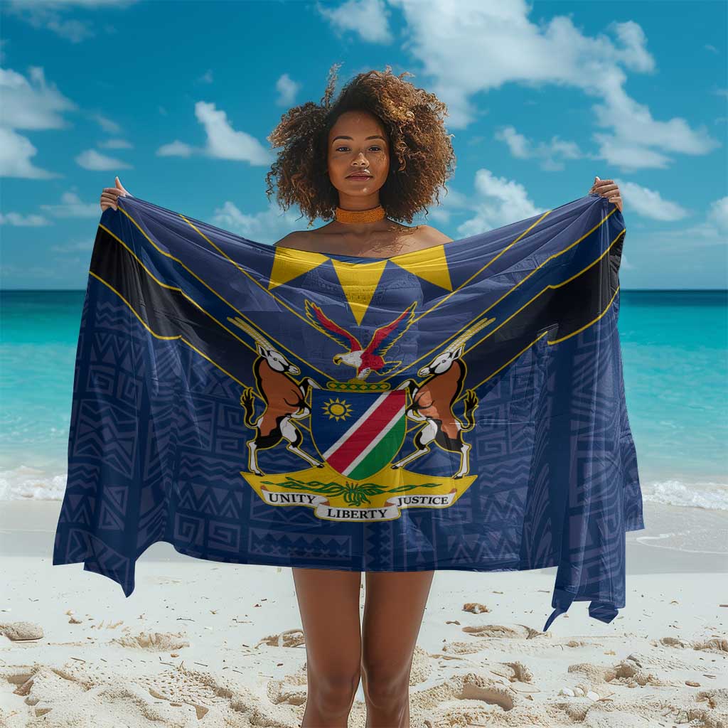 Namibia Yellow Sun Sarong Sporty Style with Traditional Patterns TS04