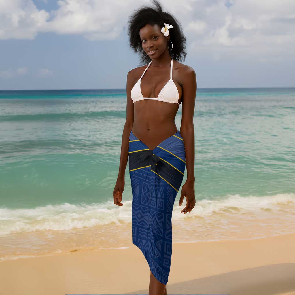 Namibia Yellow Sun Sarong Sporty Style with Traditional Patterns TS04
