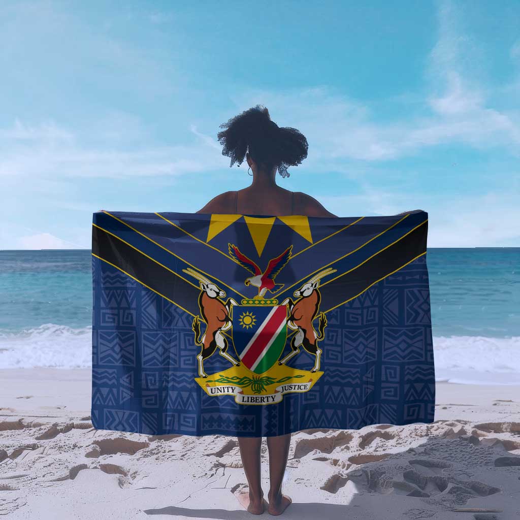Namibia Yellow Sun Sarong Sporty Style with Traditional Patterns TS04
