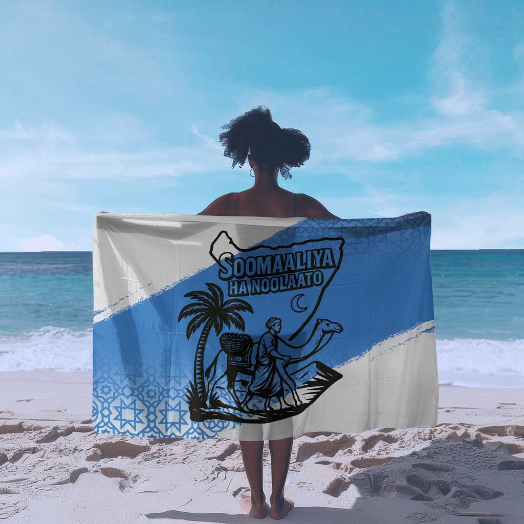 Somalia Sarong with Soomaaliya Ha Noolaato Nomad Moon Flag Spirit TS04
