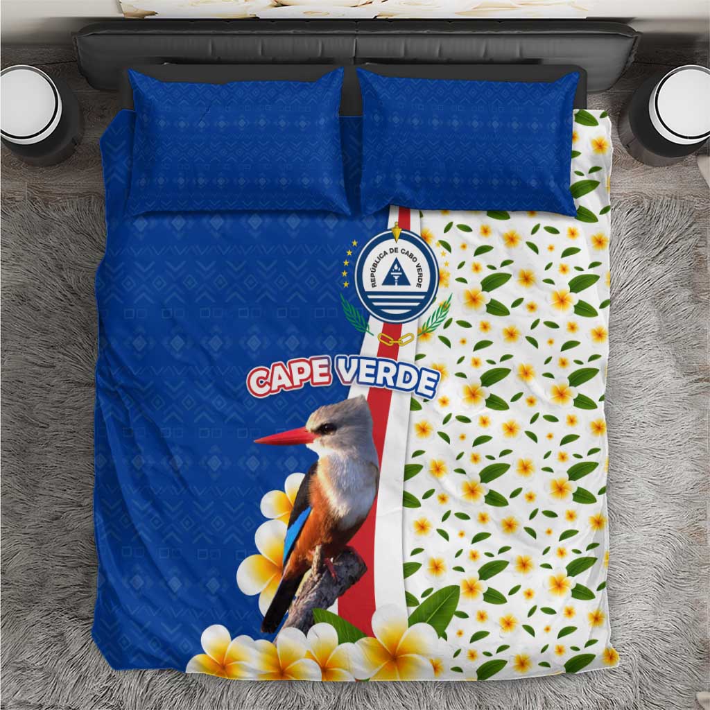 Cape Verde Bedding Set Kingfisher Bird Floral Flag Spirit TS04