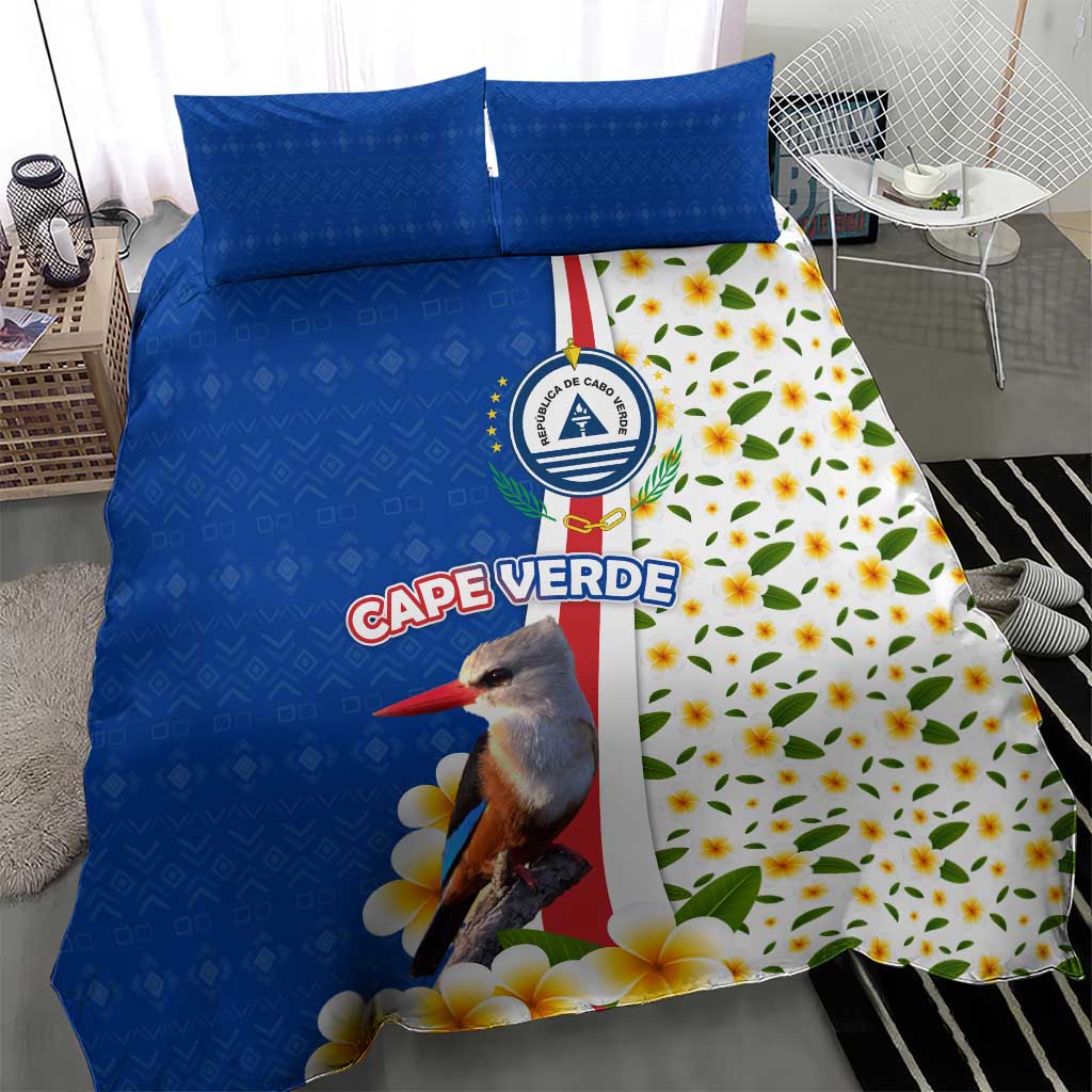 Cape Verde Bedding Set Kingfisher Bird Floral Flag Spirit TS04