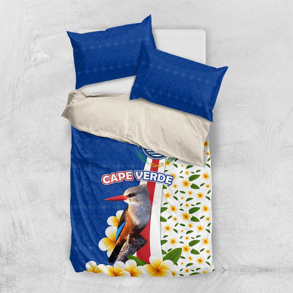 Cape Verde Bedding Set Kingfisher Bird Floral Flag Spirit TS04