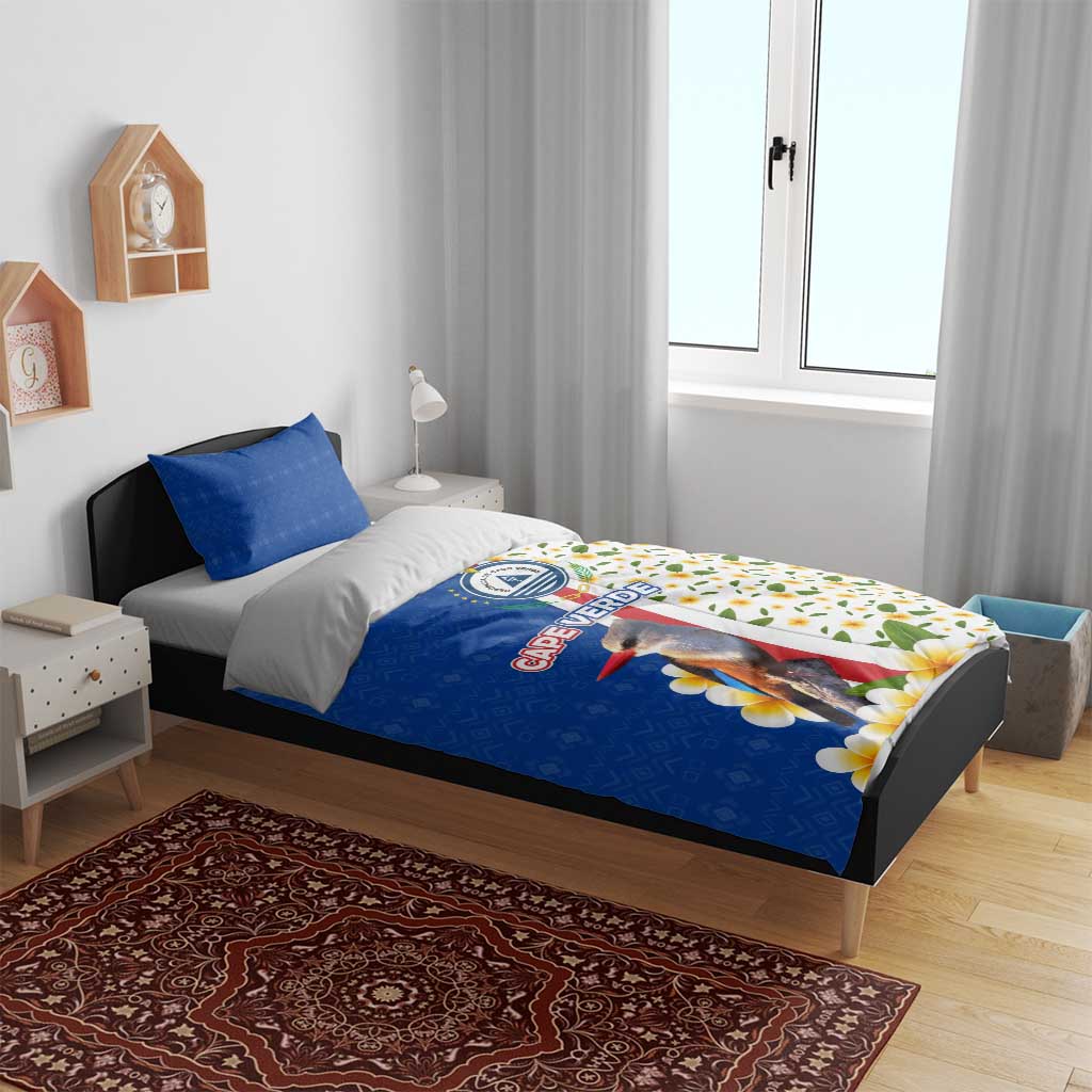 Cape Verde Bedding Set Kingfisher Bird Floral Flag Spirit TS04