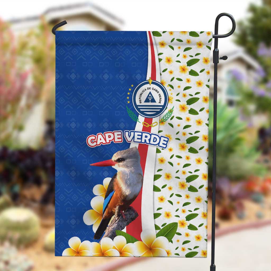 Cape Verde Garden Flag Kingfisher Bird Floral Flag Spirit TS04