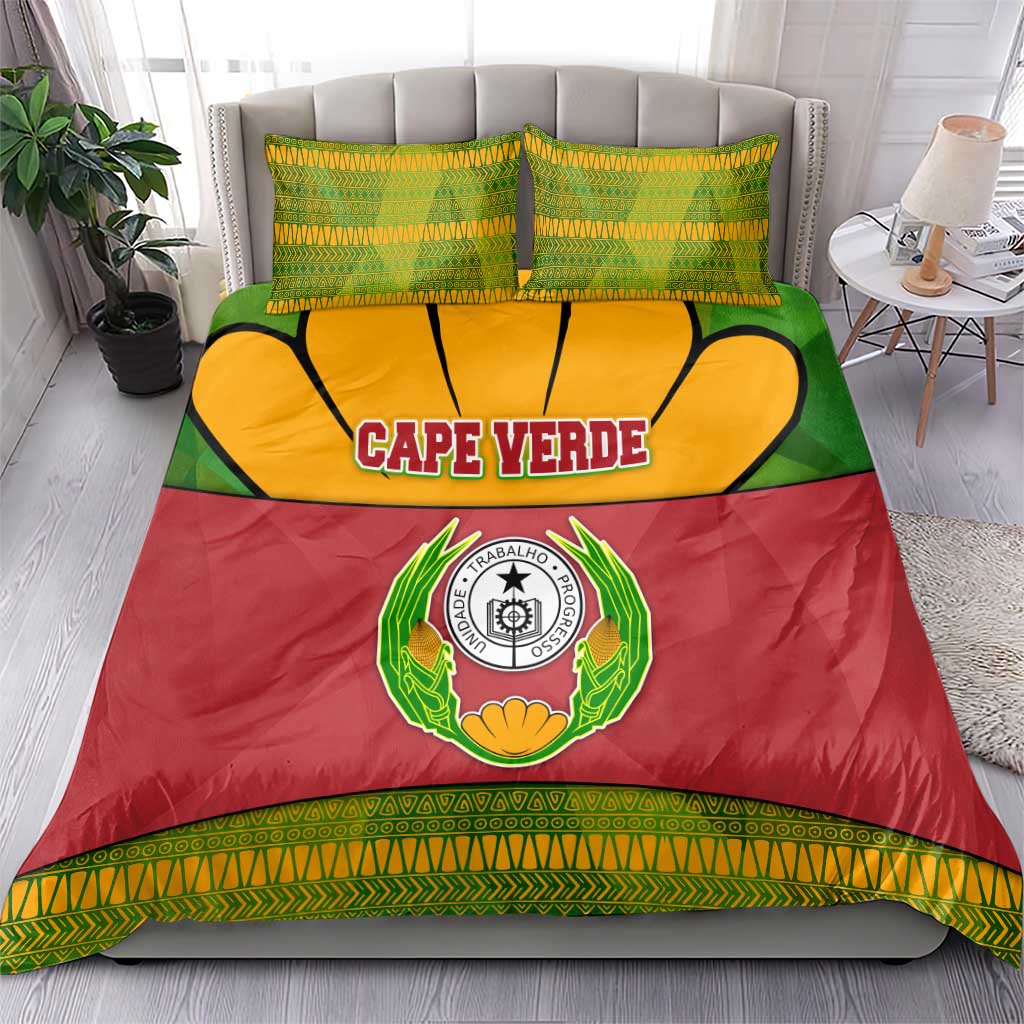 Cape Verde Bedding Set One Heart Ten Islands National Emblem Spirit TS04