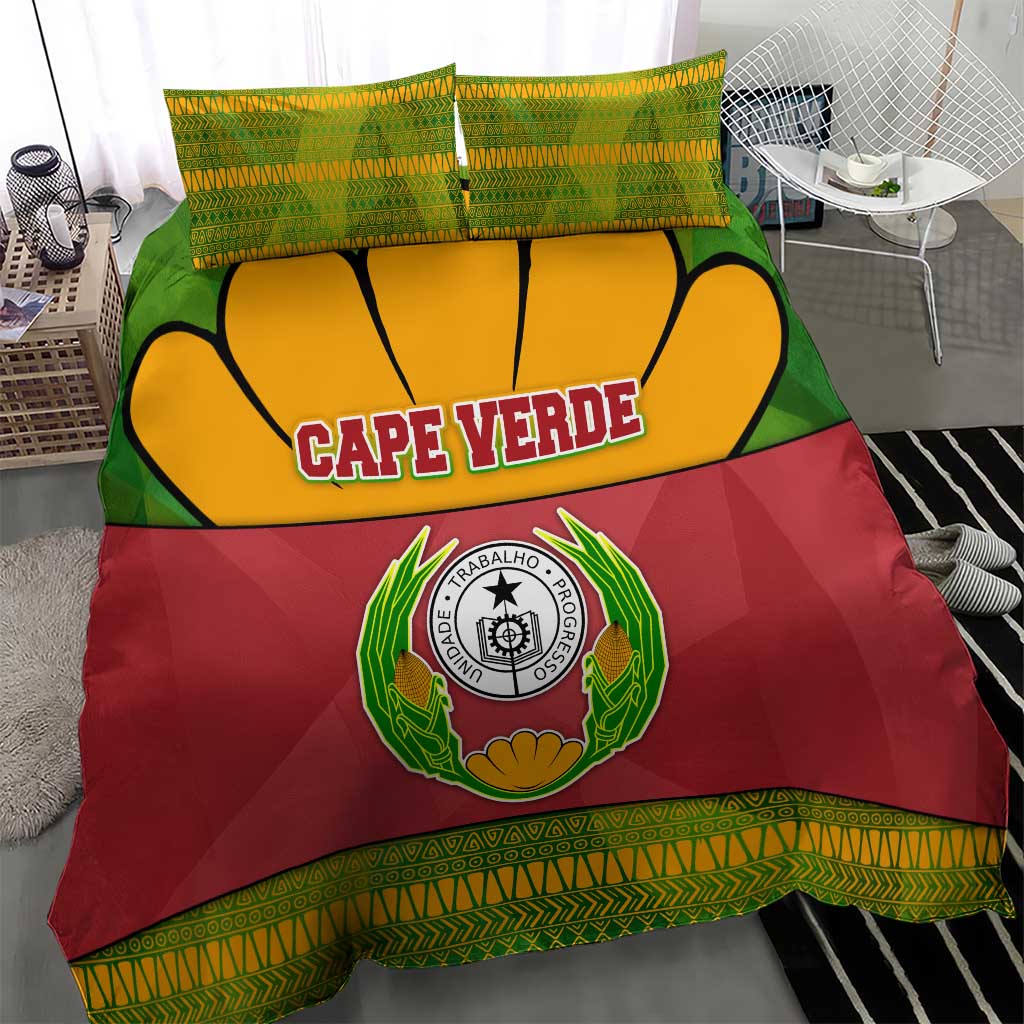 Cape Verde Bedding Set One Heart Ten Islands National Emblem Spirit TS04