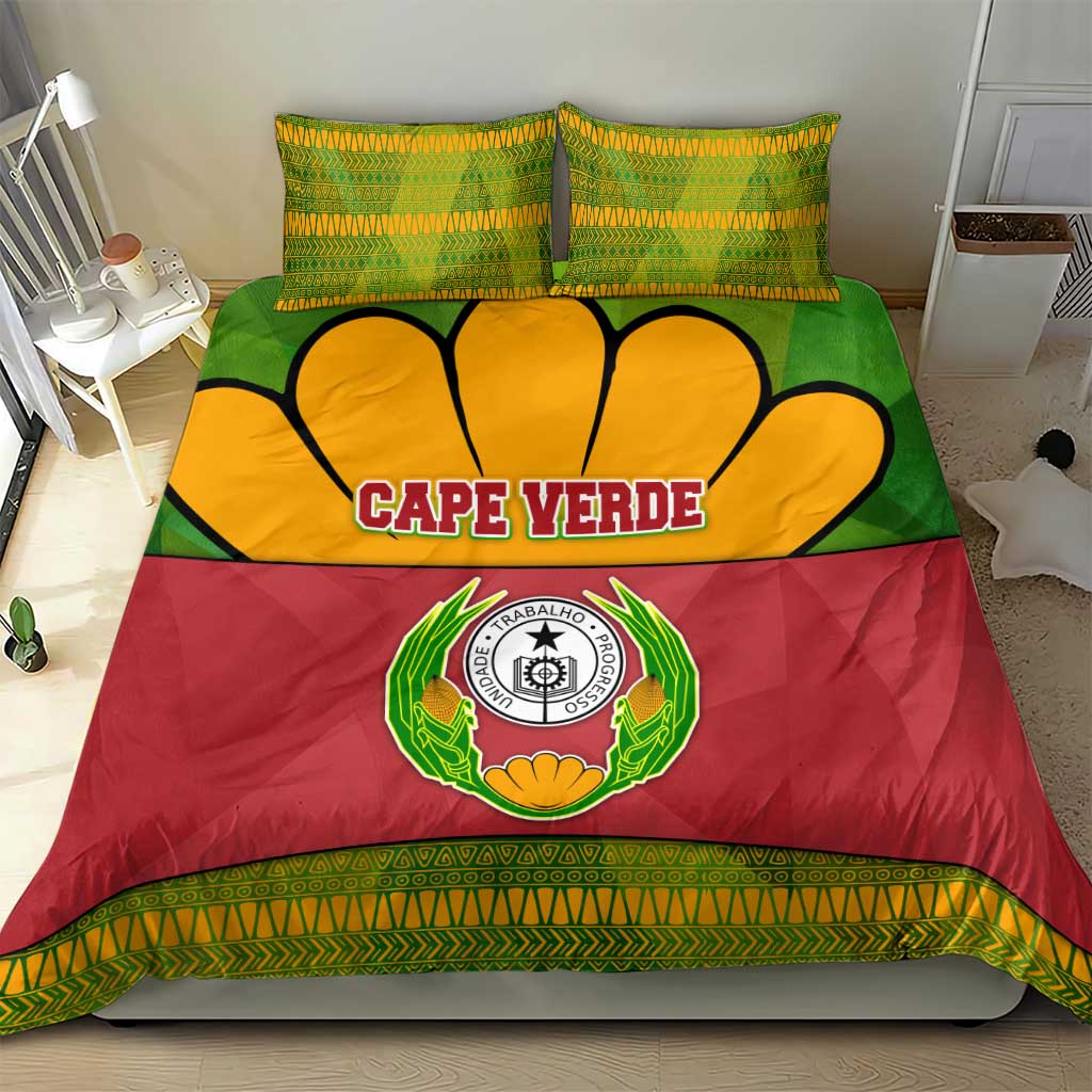 Cape Verde Bedding Set One Heart Ten Islands National Emblem Spirit TS04