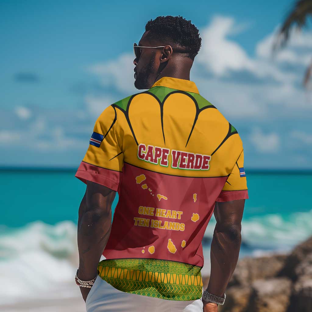 Cape Verde Hawaiian Shirt One Heart Ten Islands National Emblem Spirit TS04