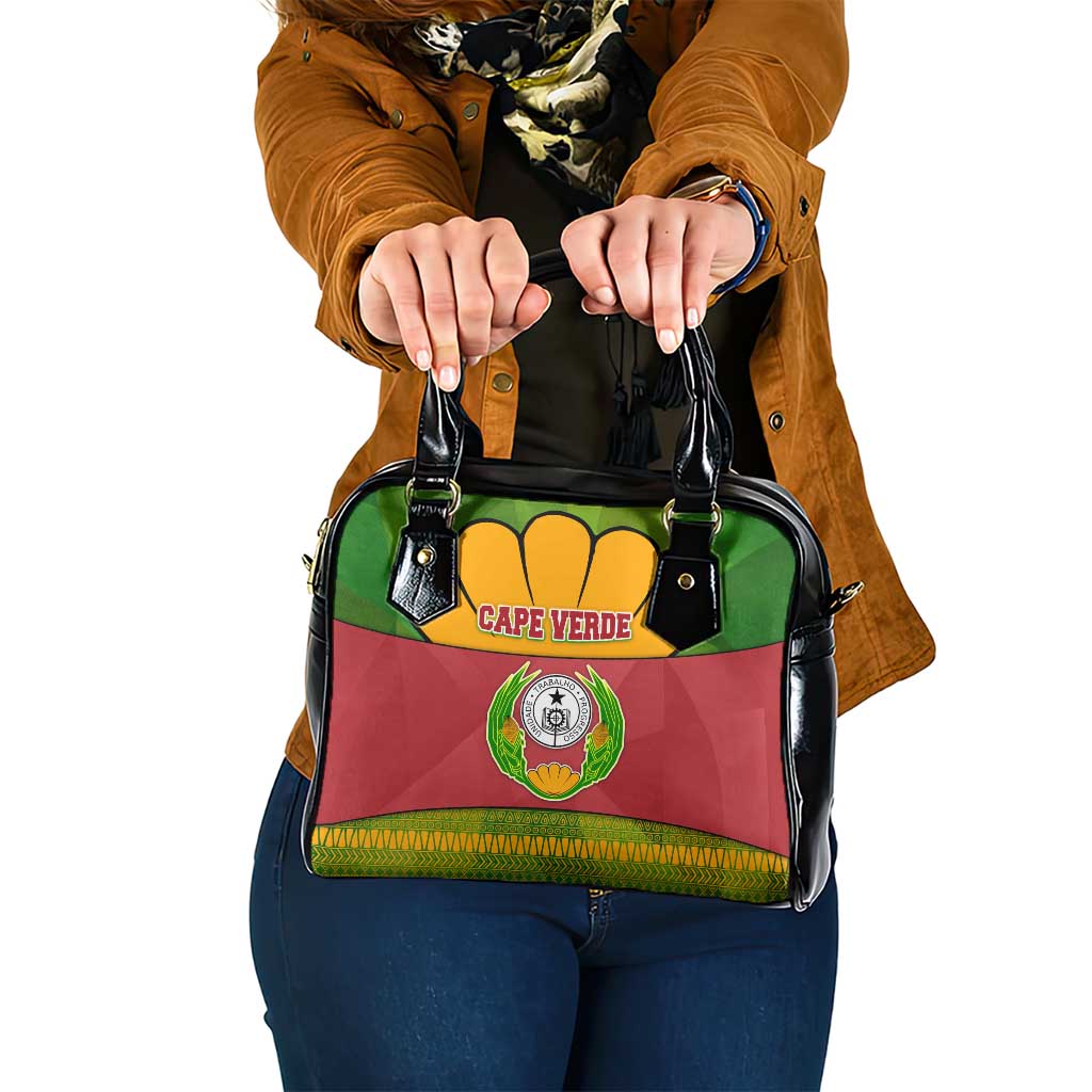 Cape Verde Shoulder Handbag with One Heart Ten Islands National Emblem Spirit TS04