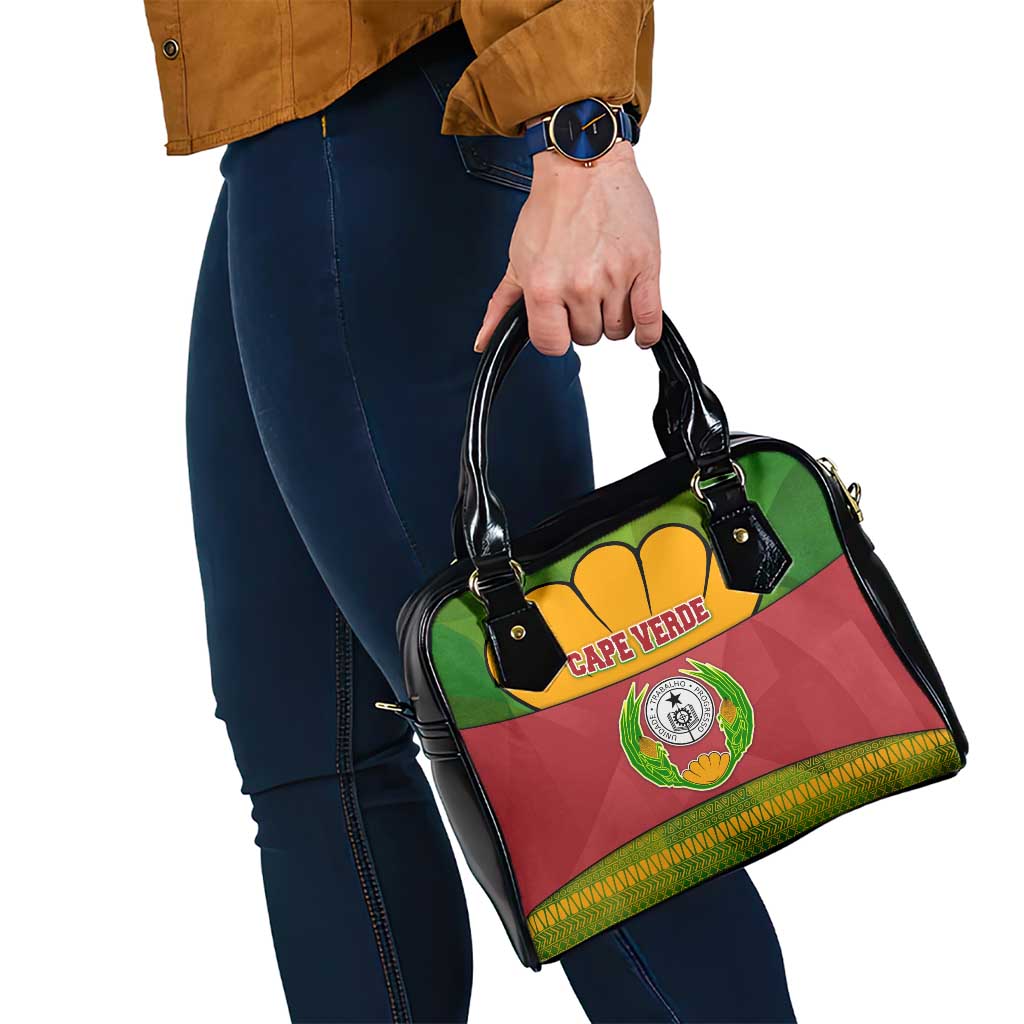 Cape Verde Shoulder Handbag with One Heart Ten Islands National Emblem Spirit TS04