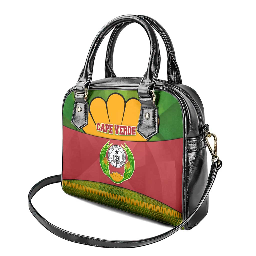 Cape Verde Shoulder Handbag with One Heart Ten Islands National Emblem Spirit TS04