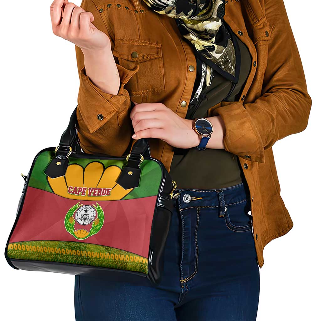 Cape Verde Shoulder Handbag with One Heart Ten Islands National Emblem Spirit TS04