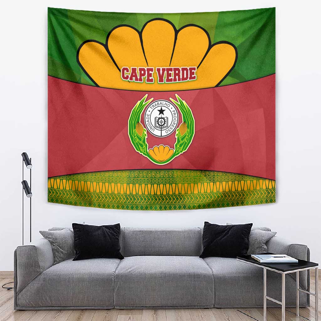 Cape Verde Tapestry One Heart Ten Islands National Emblem Spirit TS04