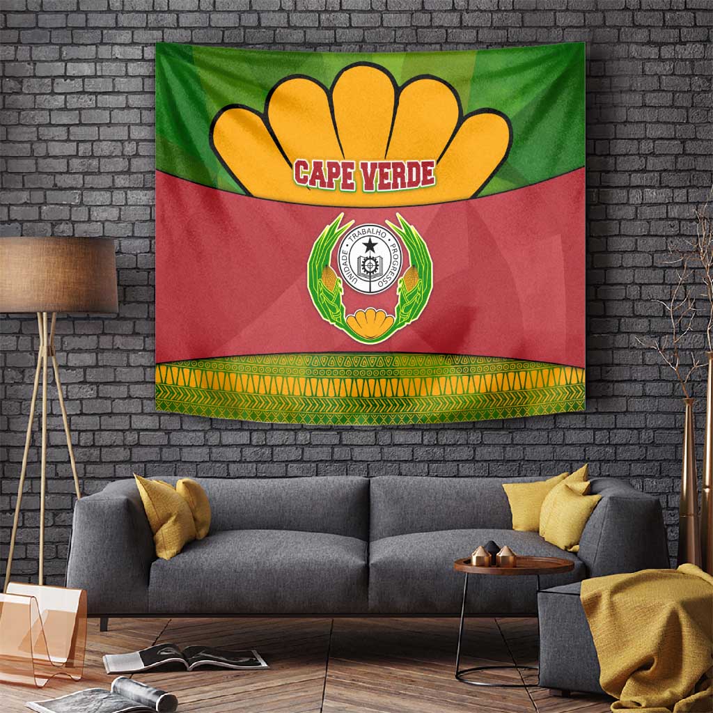 Cape Verde Tapestry One Heart Ten Islands National Emblem Spirit TS04