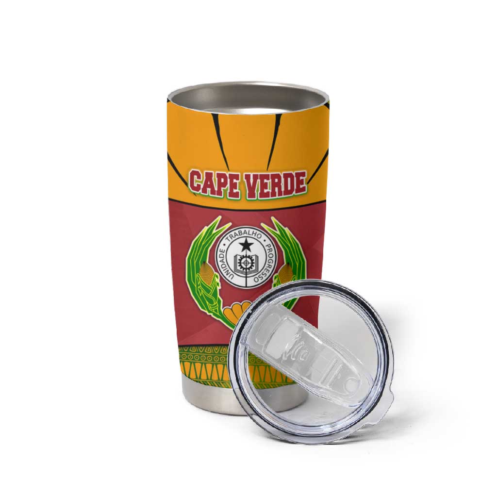 Cape Verde Tumbler Cup One Heart Ten Islands National Emblem Spirit TS04