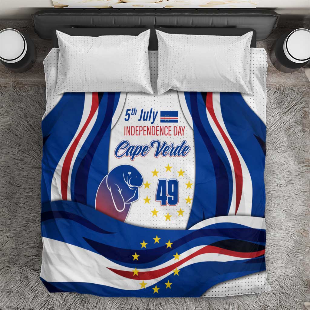 Cape Verde Bedding Set with Independence Day 5th July Flag Celebration Spirit TS04