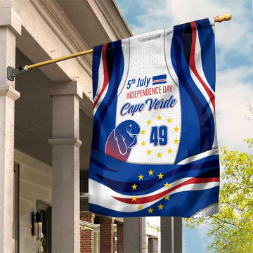 Cape Verde Garden Flag with Independence Day 5th July Flag Celebration Spirit TS04