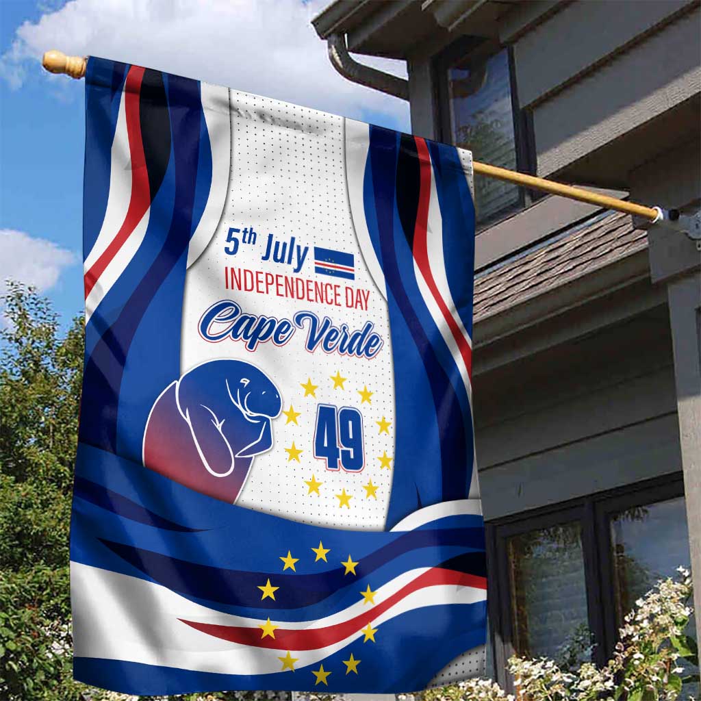 Cape Verde Garden Flag with Independence Day 5th July Flag Celebration Spirit TS04