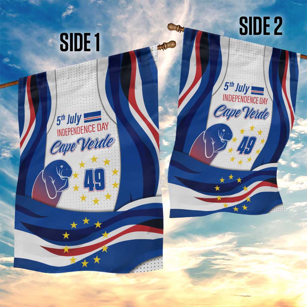 Cape Verde Garden Flag with Independence Day 5th July Flag Celebration Spirit TS04