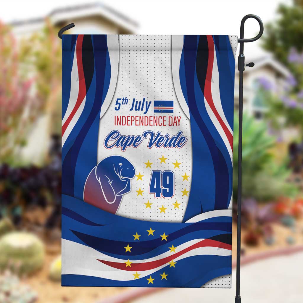 Cape Verde Garden Flag with Independence Day 5th July Flag Celebration Spirit TS04