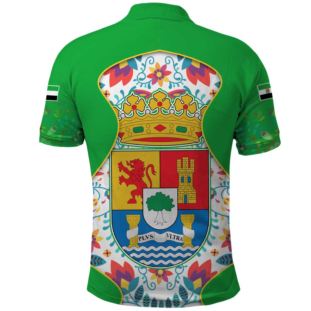 Extremadura Flag Polo Shirt Autonomous Community of Spain TS04