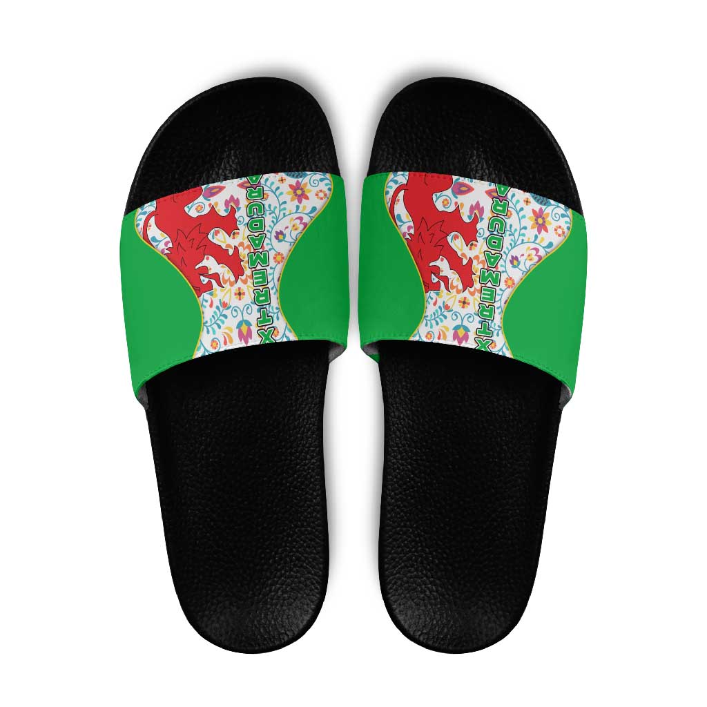 Extremadura Flag Slide Sandals Autonomous Community of Spain TS04
