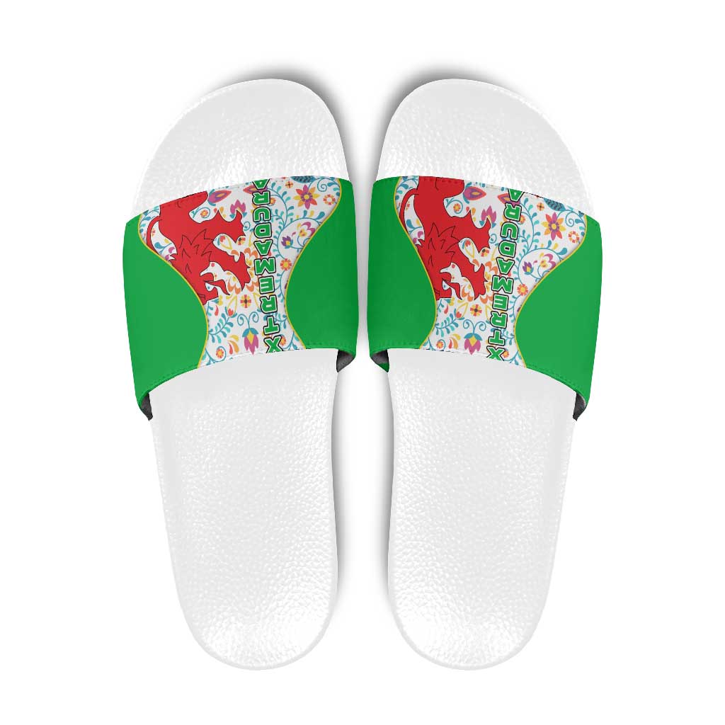 Extremadura Flag Slide Sandals Autonomous Community of Spain TS04