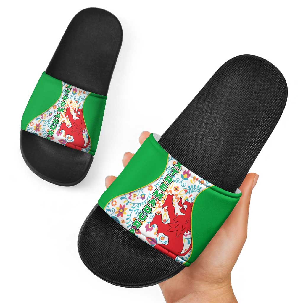 Extremadura Flag Slide Sandals Autonomous Community of Spain TS04