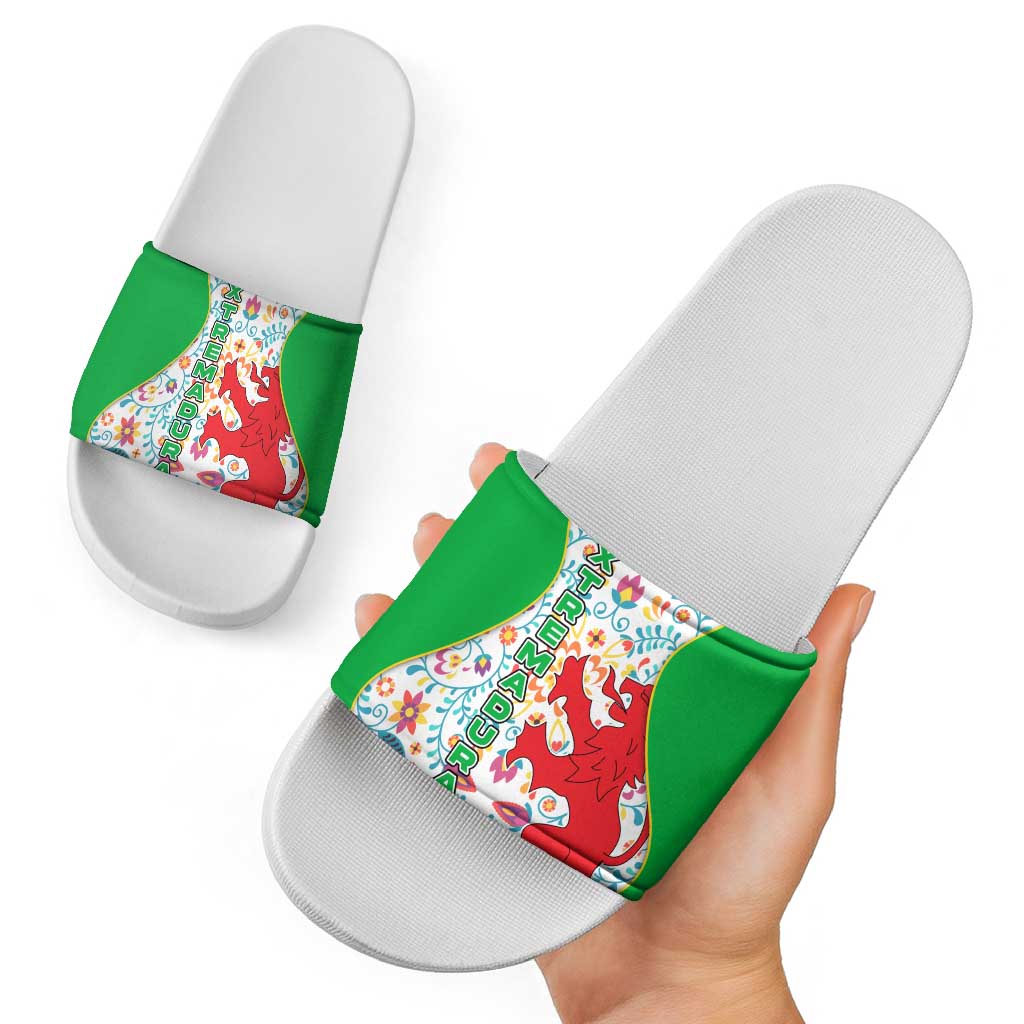 Extremadura Flag Slide Sandals Autonomous Community of Spain TS04