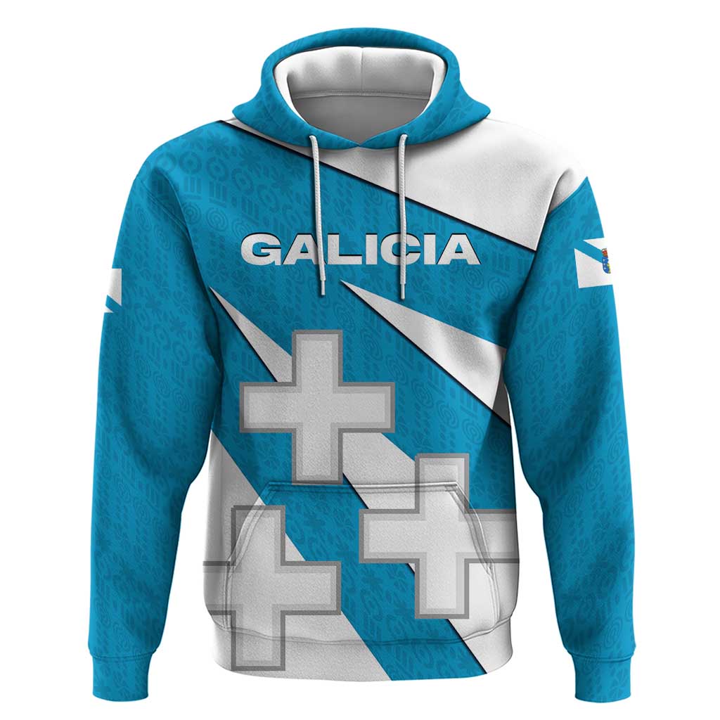 Galicia Flag Hoodie Autonomous Community of Spain TS04