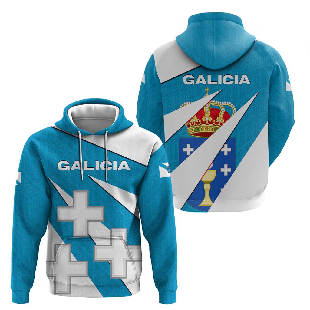 Galicia Flag Hoodie Autonomous Community of Spain TS04