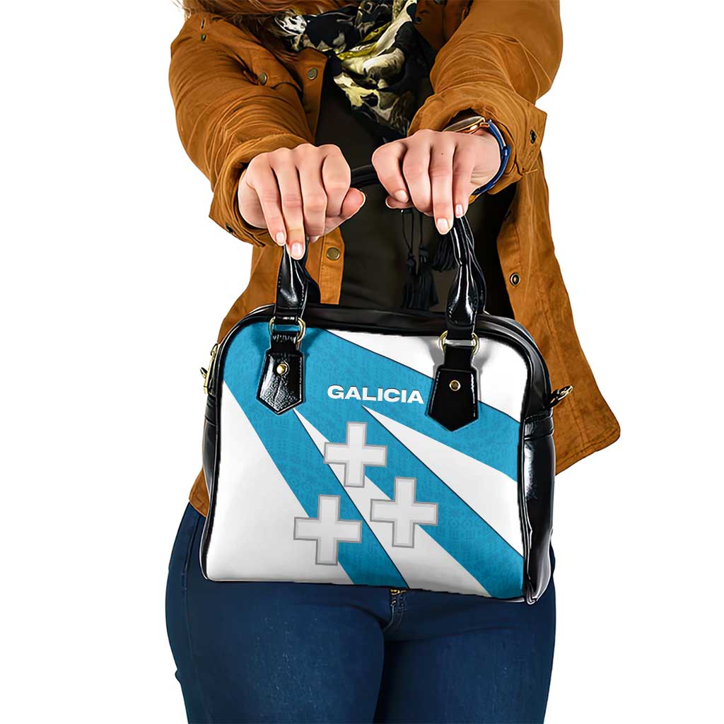 Galicia Flag Shoulder Handbag Autonomous Community of Spain TS04