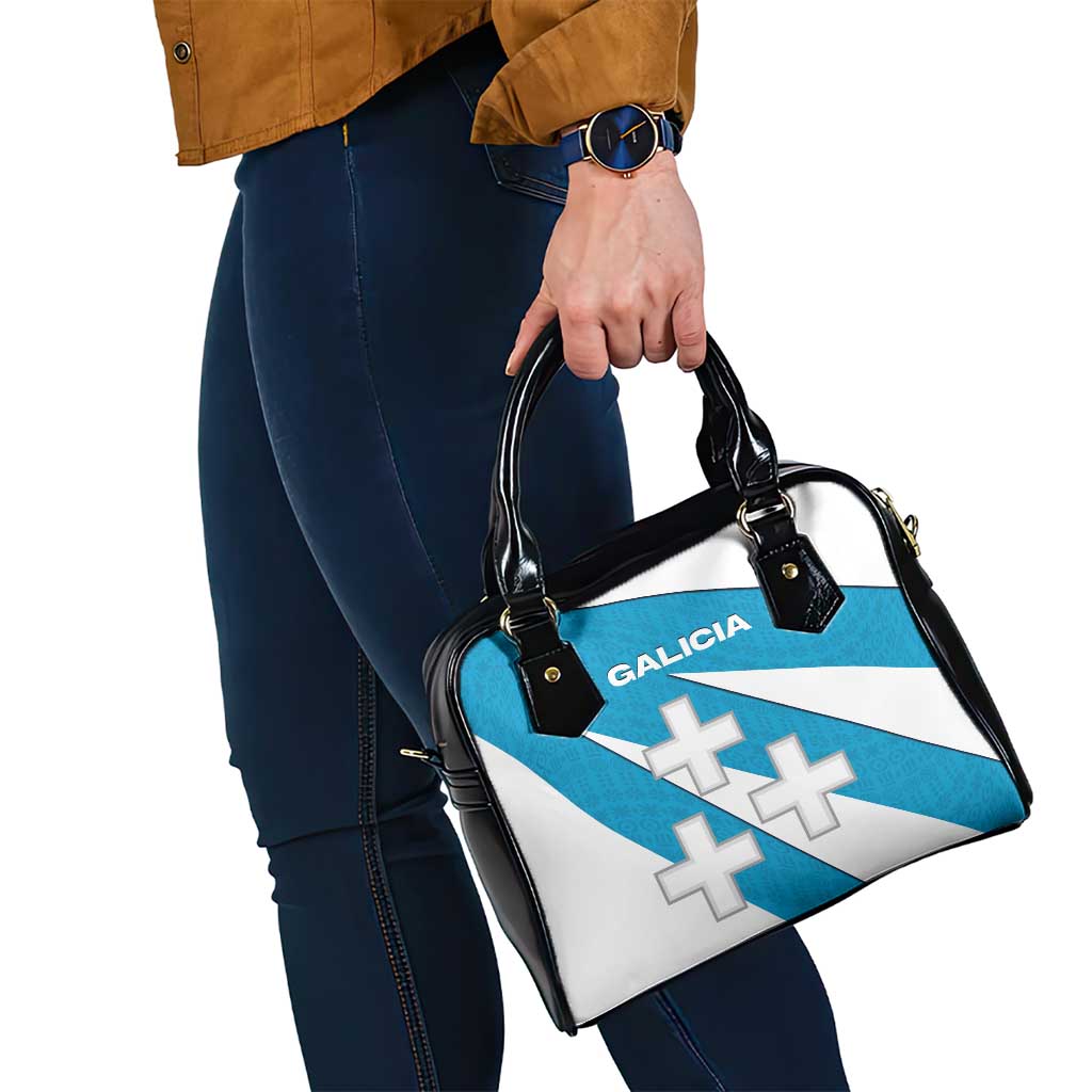 Galicia Flag Shoulder Handbag Autonomous Community of Spain TS04