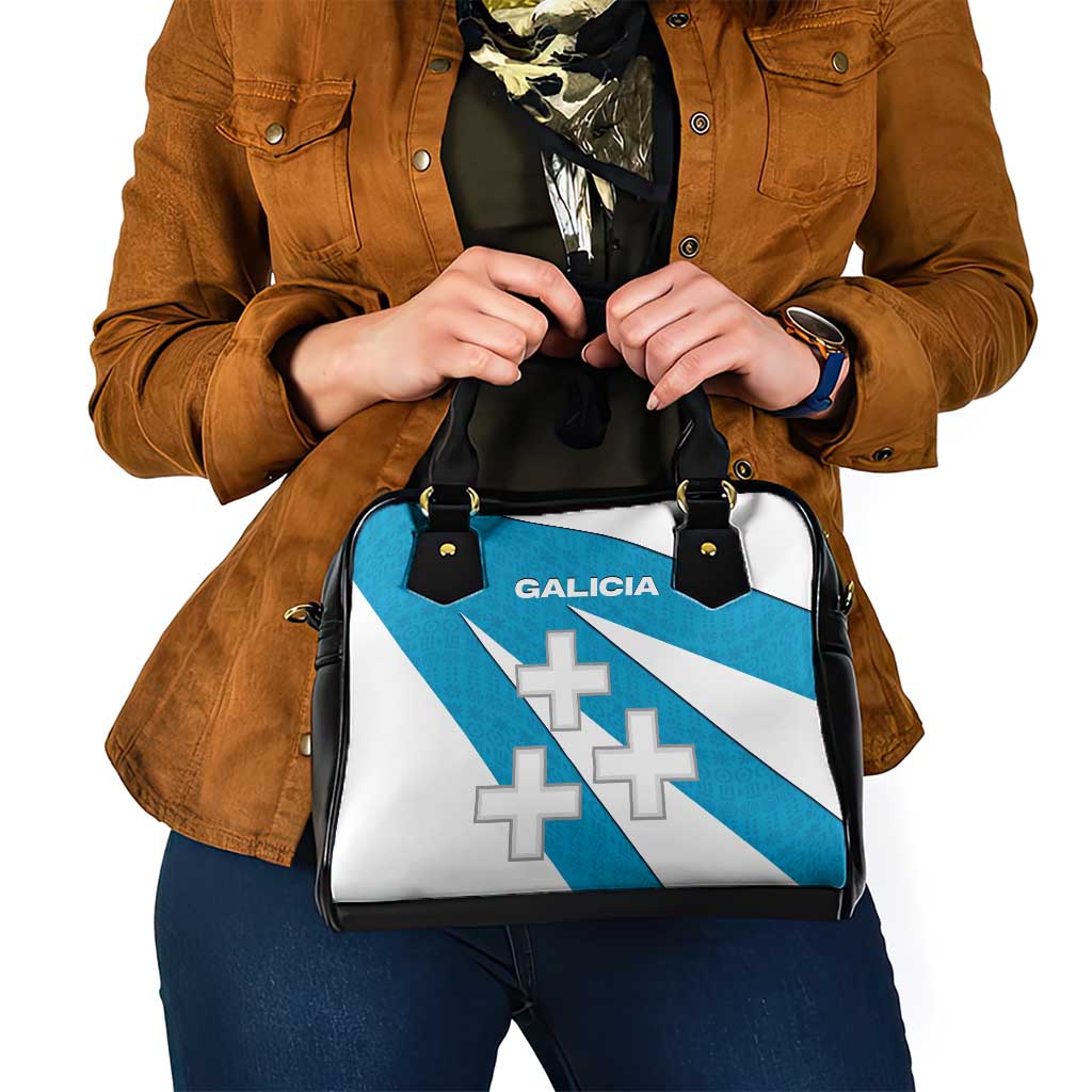 Galicia Flag Shoulder Handbag Autonomous Community of Spain TS04