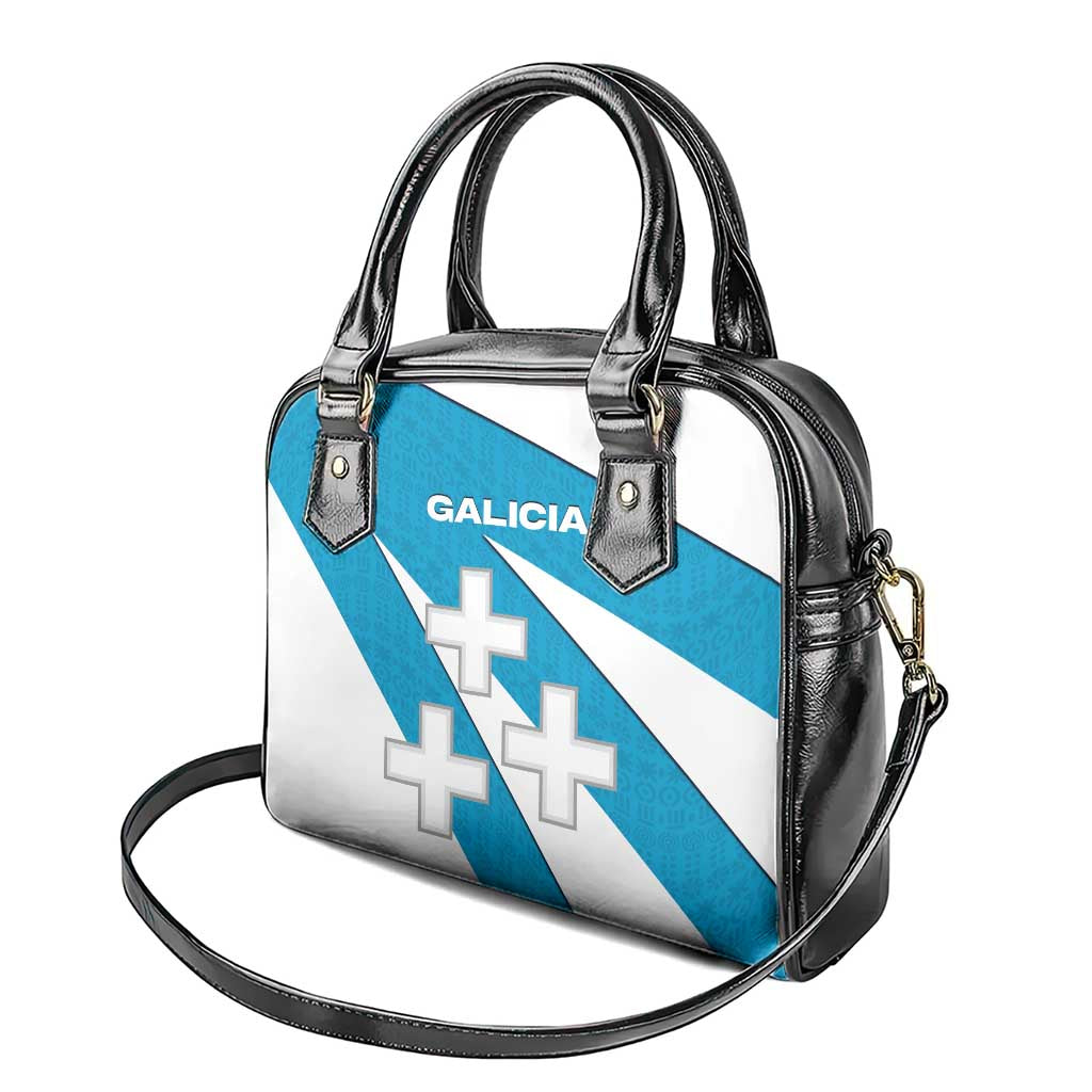 Galicia Flag Shoulder Handbag Autonomous Community of Spain TS04